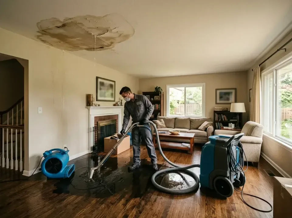 attic-pipe-burst-ceiling-drip-008 — frequently asked questions, Water Damage Restoration & Carpet Care in Waukegan, IL